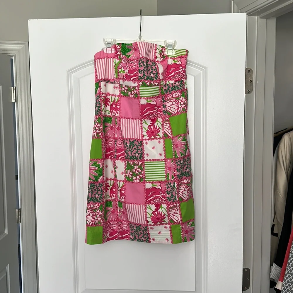 Lilly Pulitzer size 4 strapless sundress Easter - Picture 1 of 4